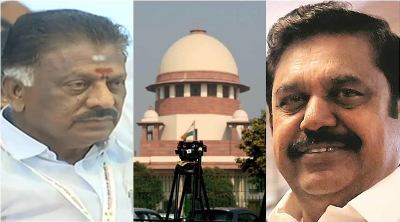 aiadmk, ops, eps, o panneerselvam, edappadi k palaniswami, supreme court, aiadmk general council meeting, advocate tamilmani