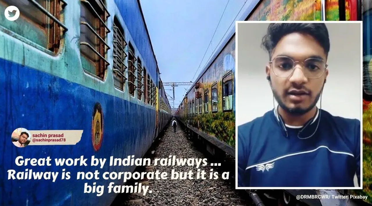 Good news, Social media viral, வைரல் வீடியோ, மாணவருக்கு உதவிய ரயில்வே