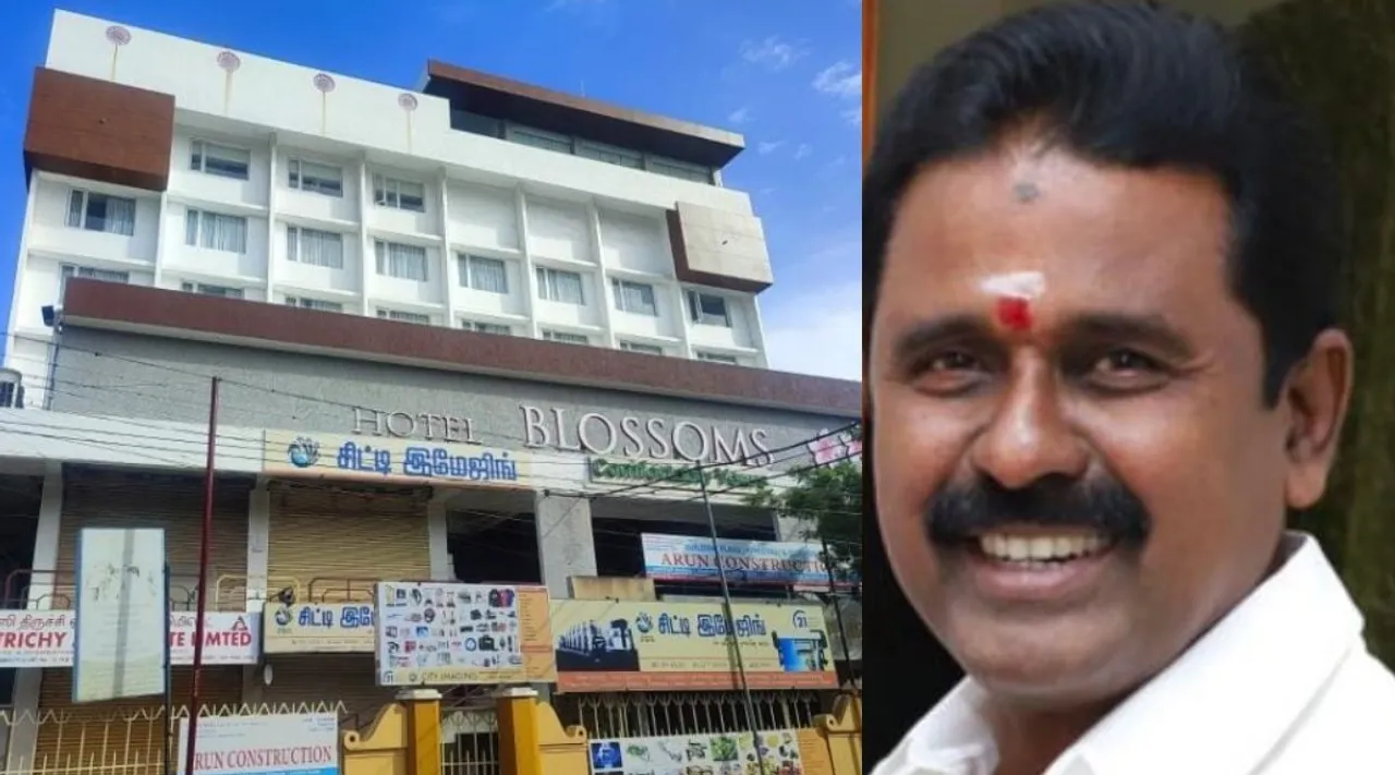 DVAC raid: ADMK members gathered in front of Kamaraj's house