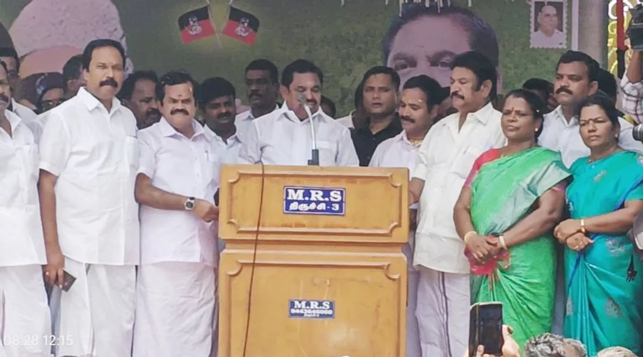 தமிழக அரசுக்கு நிதியே இல்லாதபோது, பேனாவுக்கு ரூ.80 கோடி தேவையா? - திருச்சியில் இ.பி.எஸ்