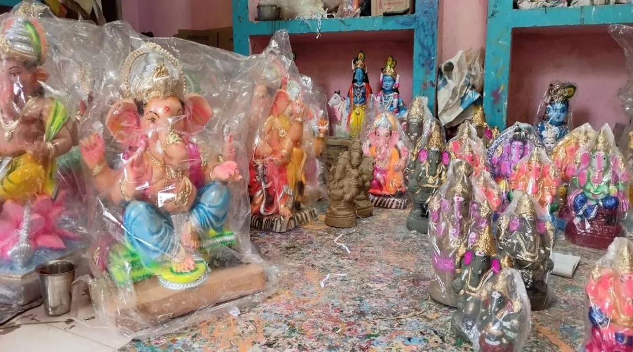 விநாயகர் சிலை தயாரிக்கும் கைவினைஞர்கள் நிலை என்ன? நேரடி ரிப்போர்ட்