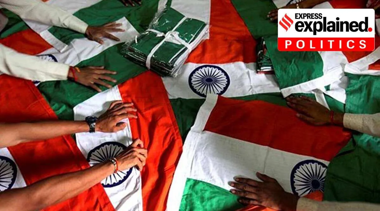 The RSS s relationship with the national flag