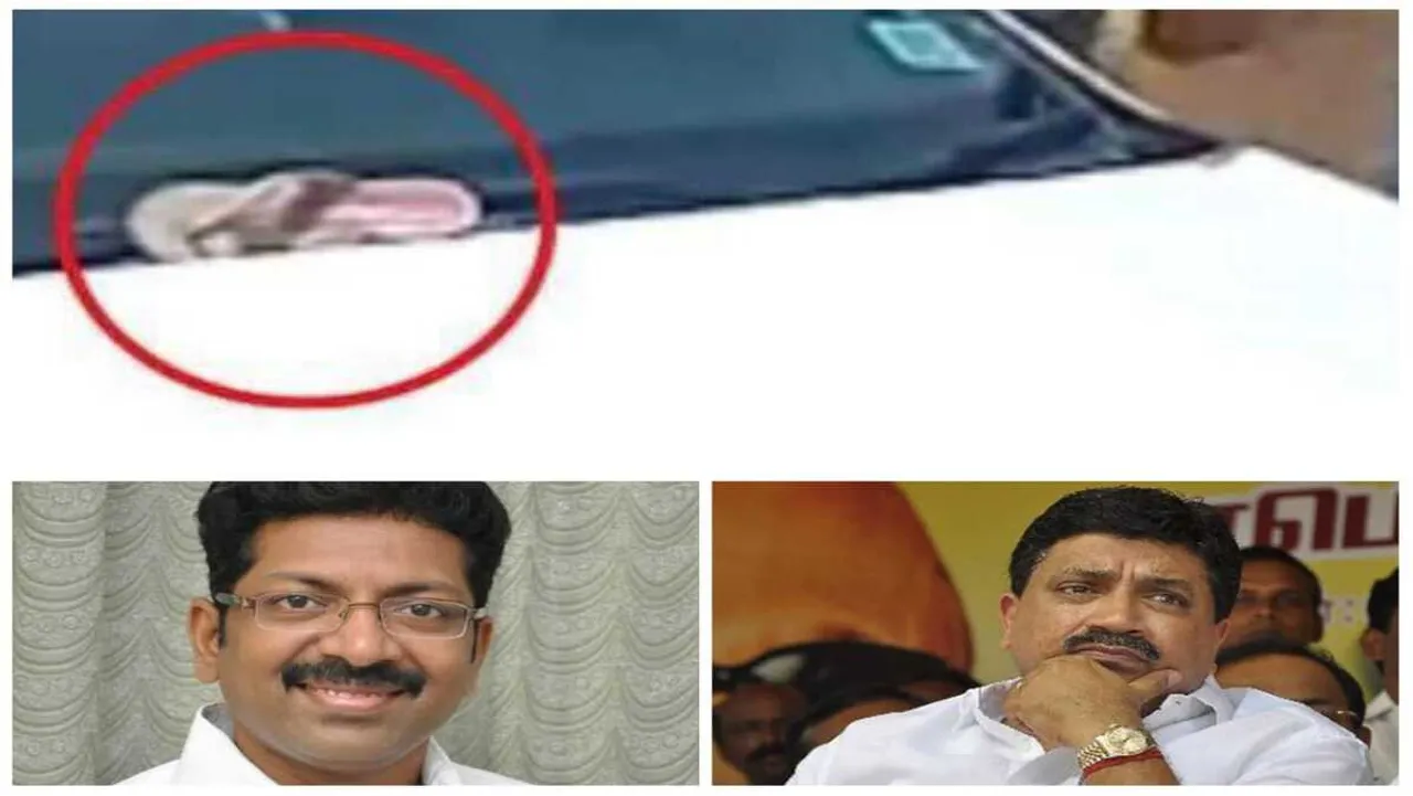 Slipper hurled in PTRs car