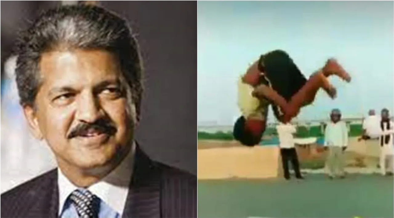 Anand Mahindra , commonwealth games, gold medalist, காமன்வெல்த் கேம்ஸ், காமன்வெல்த் விளையாட்டு, காமன்வெல்த் போட்டிகள், Tirunelveli Village Boy attracts Anand Mahindira, Tirunelveli Village Boy shows acrobatic talent video, viral video