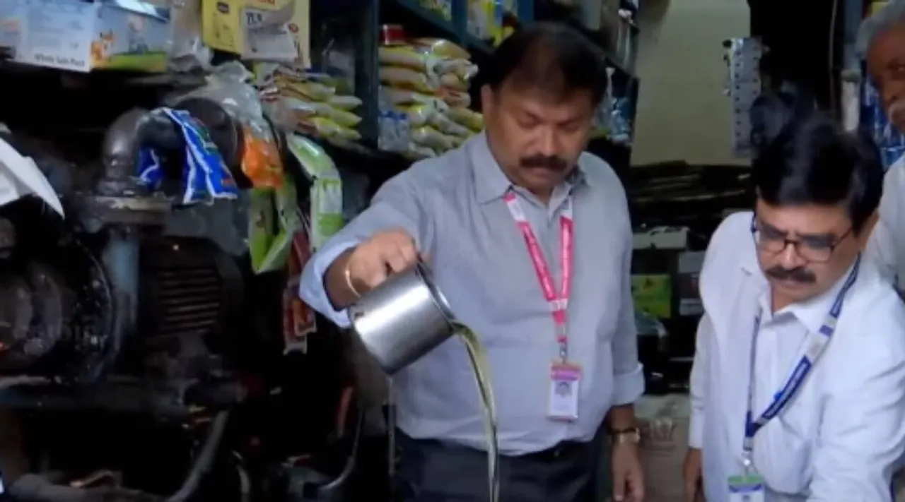 சைதாப்பேட்டையில் 4,000 லிட்டர் கலப்பட எண்ணெய் பறிமுதல்