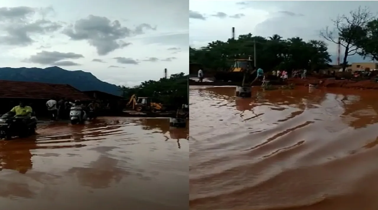 கோவையில் கனமழையால் தரைப்பாலம் முழுவதுமாக சேதம்; போக்குவரத்து பாதிப்பு