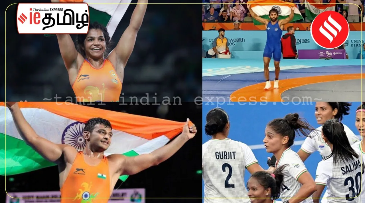 Commonwealth Games; Hat-Trick Gold For India In Wrestling, full medals list
