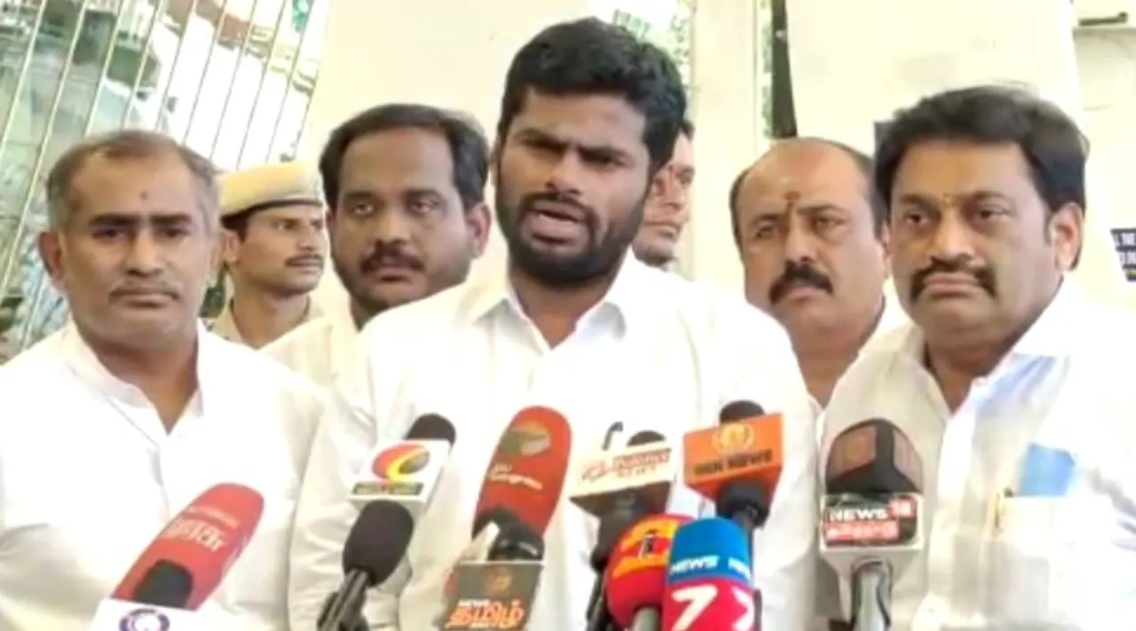 Tamil news today : தமிழுக்கு முடிவுரை எழுத முயற்சி... தி.மு.க அரசைக் கண்டித்து பா.ஜ.க ஆர்ப்பாட்டம் - அண்ணாமலை அறிவிப்பு