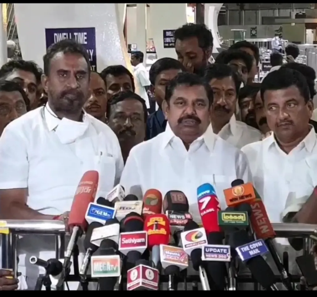அமித்ஷாவிடம் உள்கட்சி பிரச்னையை பேசவில்லை: டெல்லி சென்று திரும்பிய இ.பி.எஸ் பேட்டி