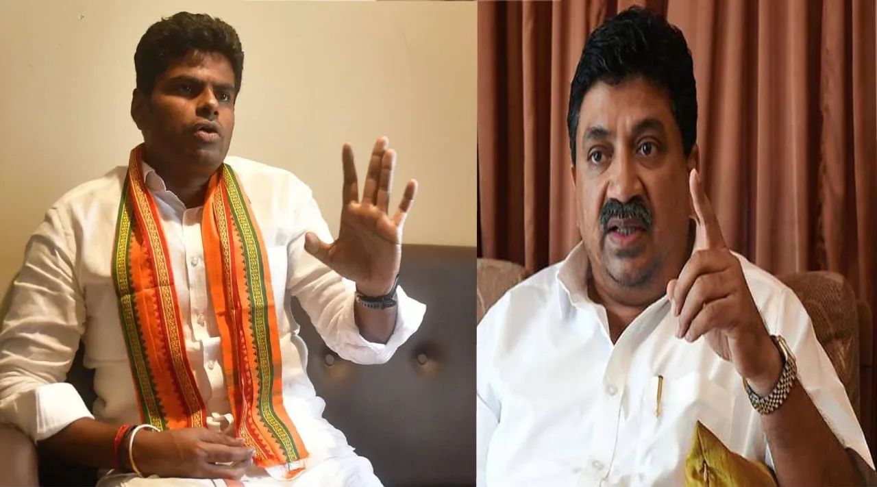 'தமிழ்ச் சமூகத்தின் சாபக்கேடு.. காலணிகளுக்கு கூட நிகரில்லை' - பிடிஆர் vsஅண்ணாமலை ட்விட்டரில் வார்த்தை போர்