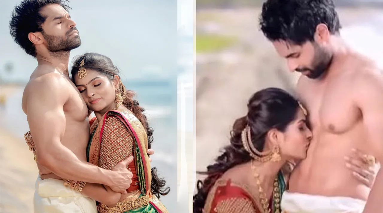 சிக்ஸ் பேக் வயிற்றில் முத்தம்... சீரியல் நடிகை சுப்புலட்சுமி சர்ச்சை போட்டோஷூட்!