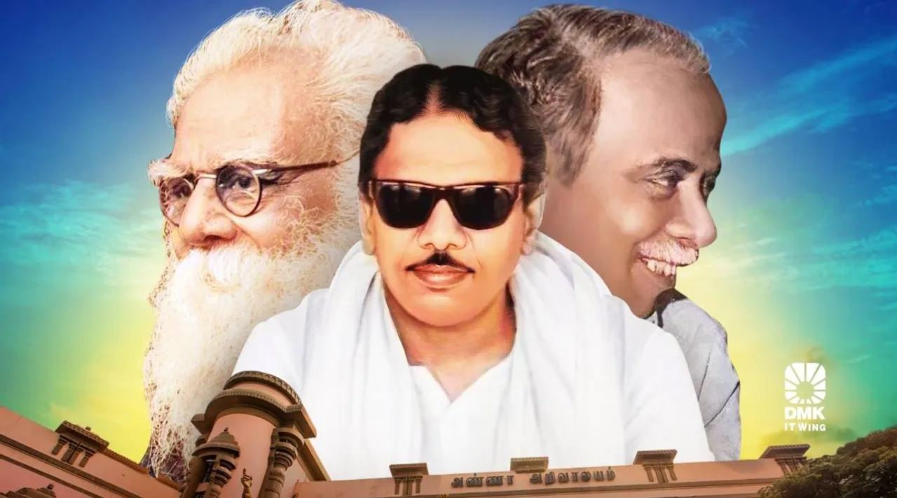 Dravidian Month, DMK plans to celebrates Dravidian month in September, DMK IT wing, Periyar, Anna, Kalaignar