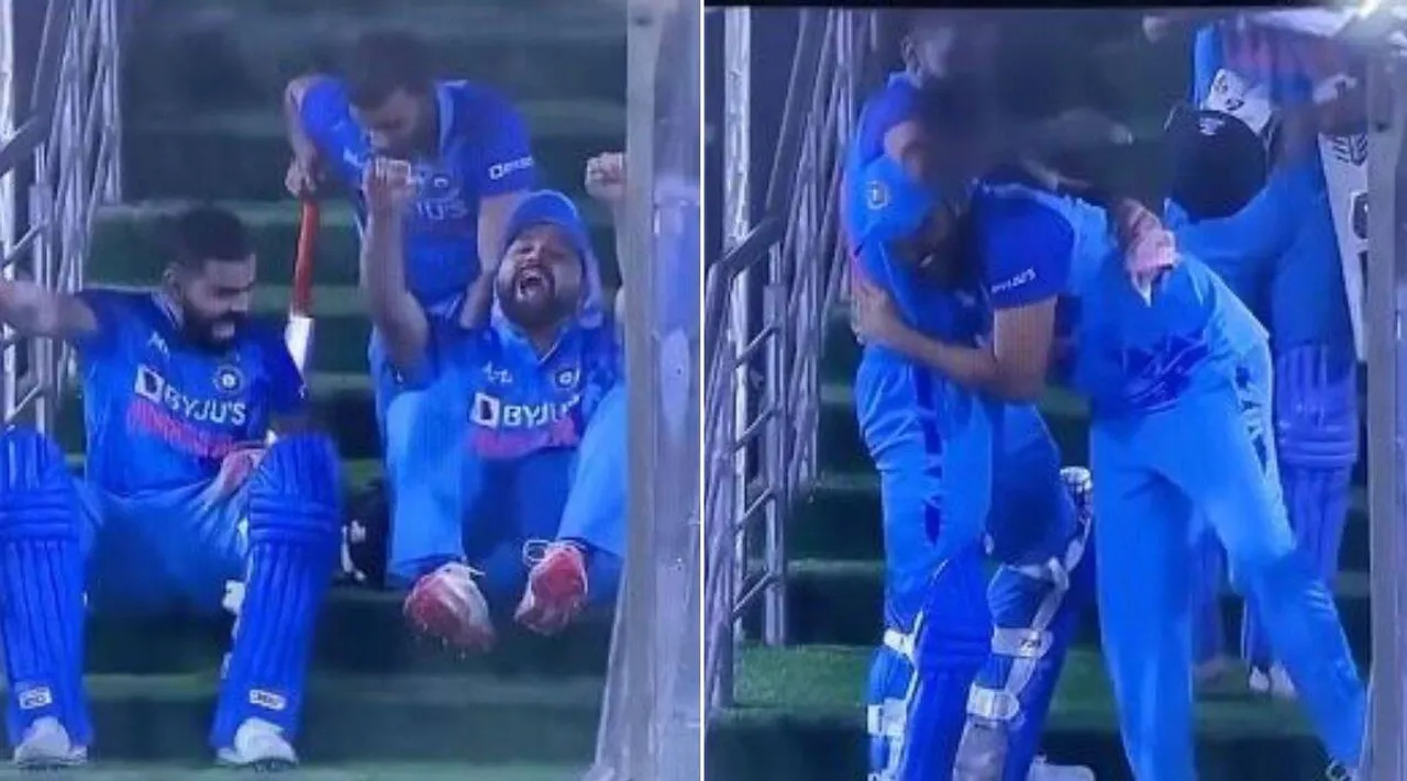 Cricket video news in tamil: Rohit - Kohli wild celebration after Pandya hits winning boundary