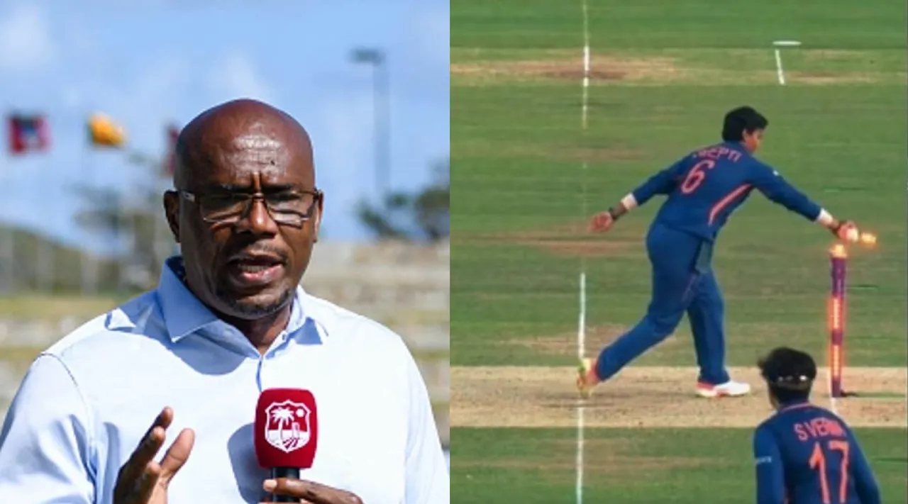 Ian Bishop on Deepti Sharma-Charlotte Dean mankading run-out