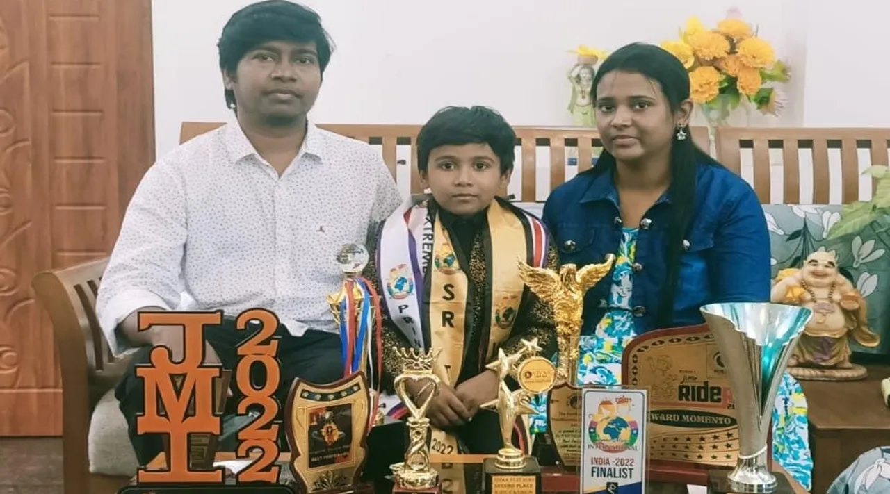 சிறுவர்களுக்கான பேஷன் ஷோ போட்டி : கோவை சிறுவன் பட்டம் வென்று அசத்தல்