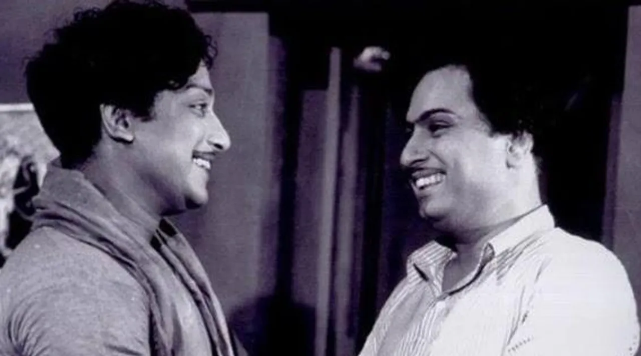 எம்.ஜி.ஆர்- சிவாஜி என இரு துருவங்களை இணைத்த அந்தப் படம்... பின்னணியில் பிரபல கவர்ச்சிக் கன்னி!