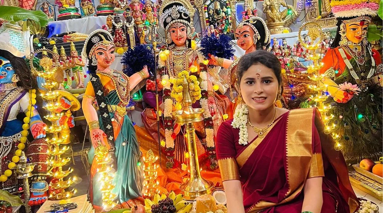 தனக்கு தானே தாலி கட்டிக்கொண்ட சீரியல் நடிகை : காதலர் தின வீடியோ வைரல்