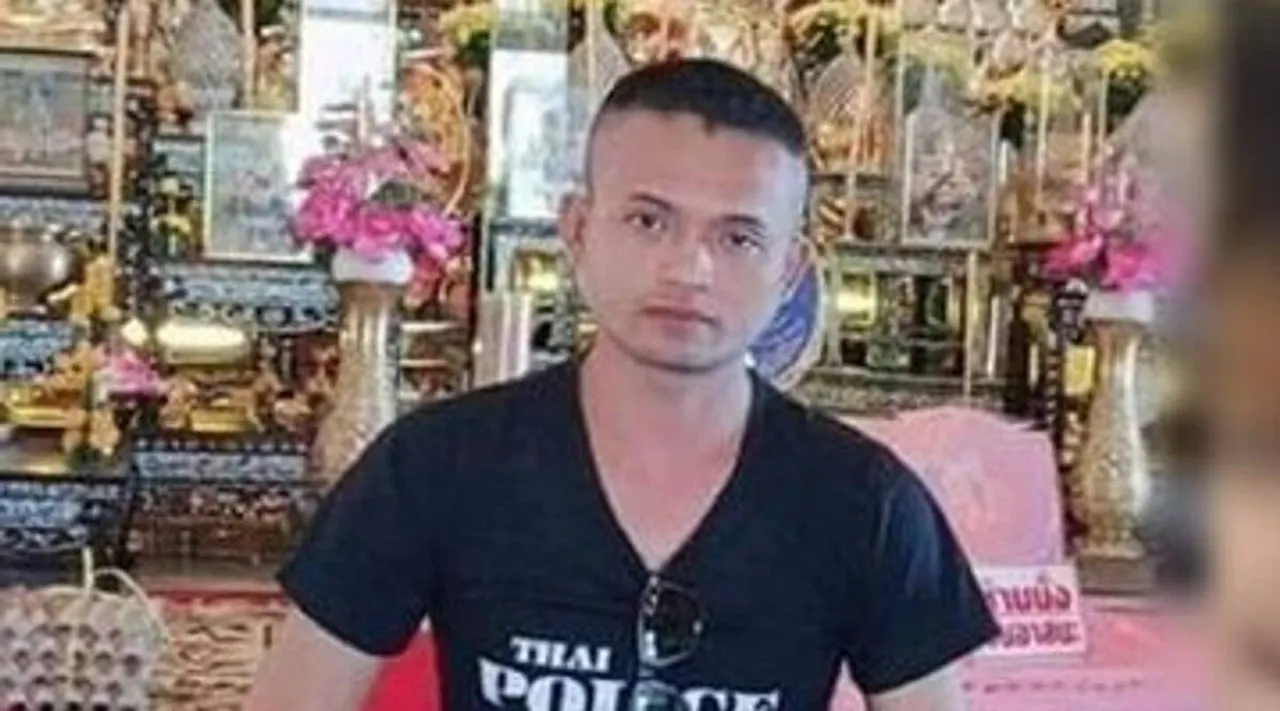 A photograph of the suspect in Thailand shooting. (Twitter/@KhaosodEnglish)