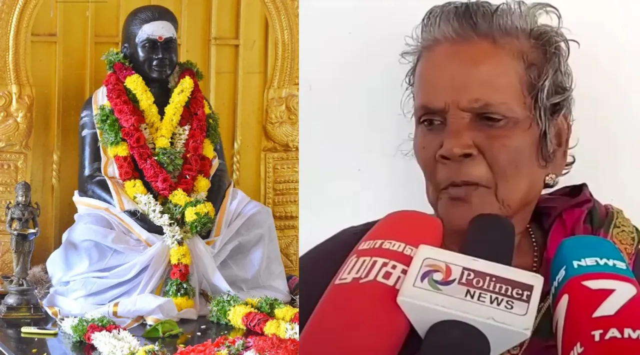 Thevar Guru Puja: Gandhi Meenal Natarajan talks about OPS and EPS on golden mantle