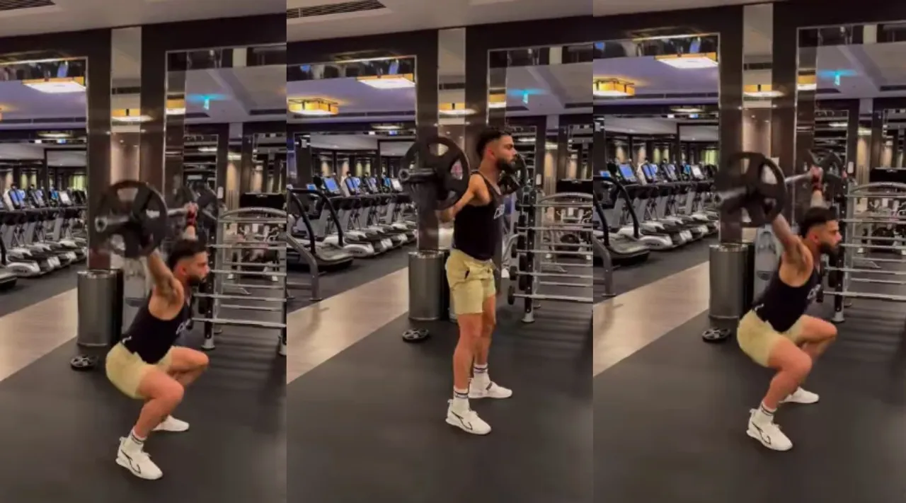 Watch: Kohli impresses with his fitness moves; captured by Surya Kumar Tamil News