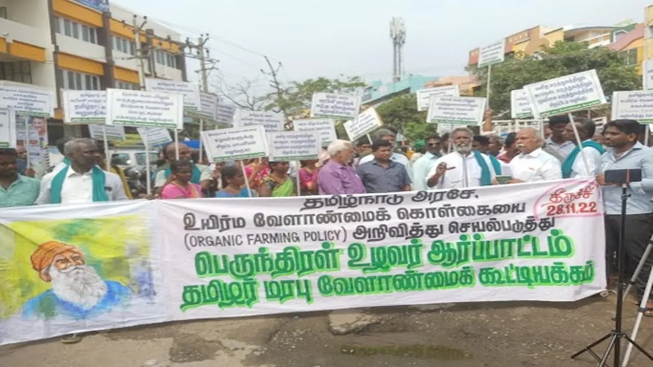K Venkatraman says Tamil farmers should switch to traditional agriculture instead of Green Revolution