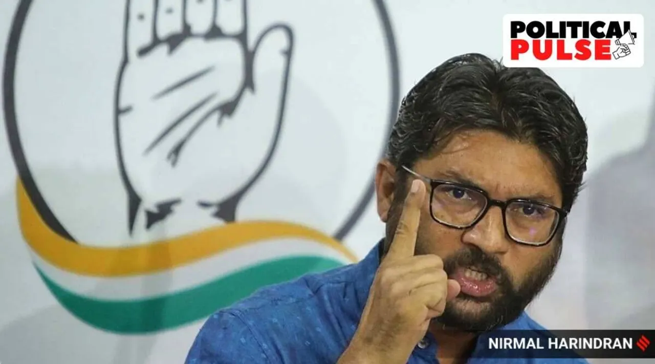 Jignesh Mevani, Jignesh Mevani interview, Jignesh Mevani news, Jignesh Mevani Vadgam, Jignesh Mevani gujarat elections, gujarat assembly elections, Dalit atrocities, gujarat government, AAP Gujarat, alpesh thakor, hardik patel, bjp gujarat, gujarat congress, aimim gujarat elections, indian express news, political pulse