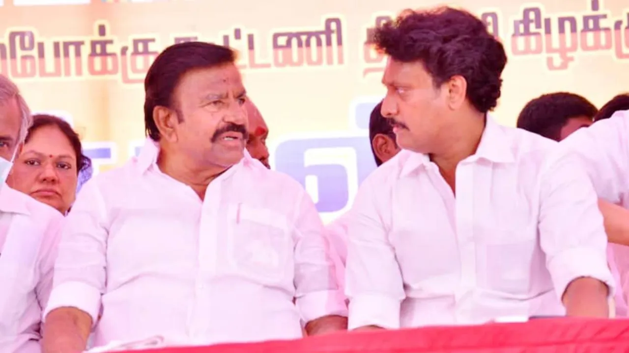 Trichy DMK Functionaries meeting, Trichy, KN Nehru, Anbil Mahesh participates, திருச்சி திமுக செயல் வீரர்கள் கூட்டம், கே.என்.நேரு, அன்பில் மகேஷ், DMK, Tiruchirappalli, Trichy news