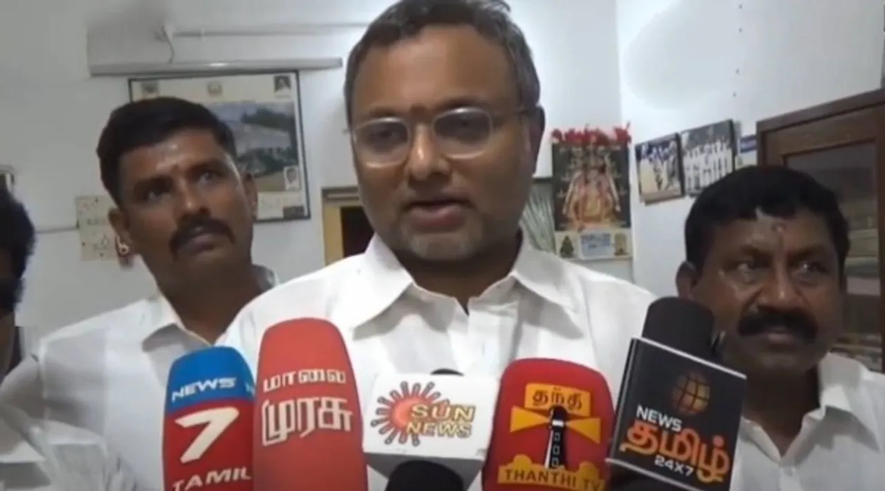 Karti Chidambaram asks Tamil Nadu Congress committee president post to him