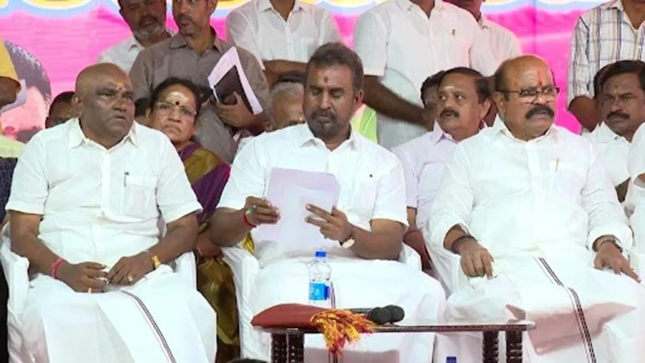 S P Velumani says hunger strike will be held on December 2 to condemn the DMK government