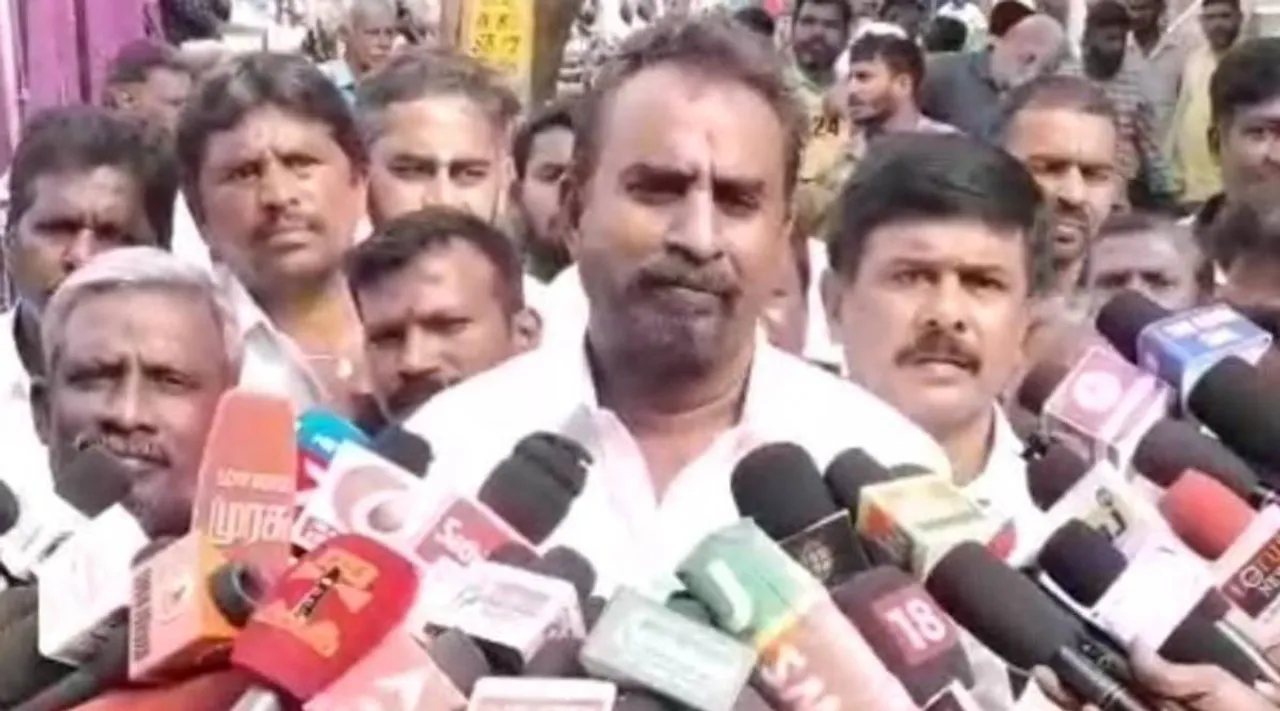 கோவையில் மழை நீர் தேங்க இதுதான் காரணம்: எஸ்.பி வேலுமணி பேட்டி