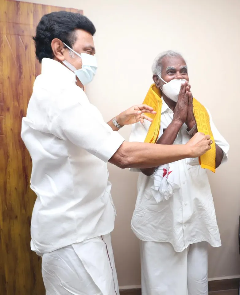 98-வது பிறந்தநாள்: நல்லகண்ணுக்கு ஸ்டாலின்- தலைவர்கள் வாழ்த்து￼