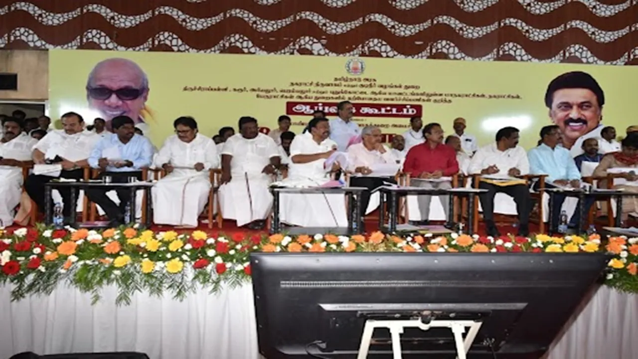 Minister KN Nehru said that the least amount of tax is collected in Tamil Nadu