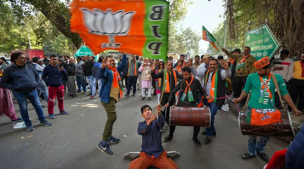 For Delhi BJP a silver lining Fewer seats but larger vote share as compared to 2017