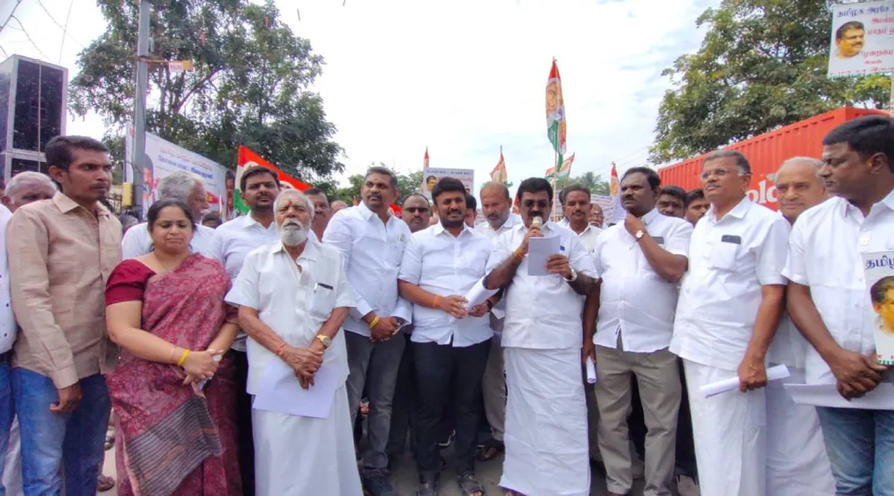 அண்ணாமலை ரூ.5 லட்சத்தில் வாட்ச் கட்டினால் உங்களுக்கு என்ன? த.மா.கா யுவராஜ் கேள்வி
