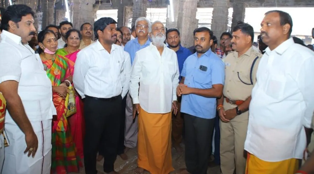 '2 லட்சம் பேர் திரள்வார்கள்': ஸ்ரீரங்கத்தில் ஏற்பாடுகளை ஆய்வு செய்த சேகர்பாபு