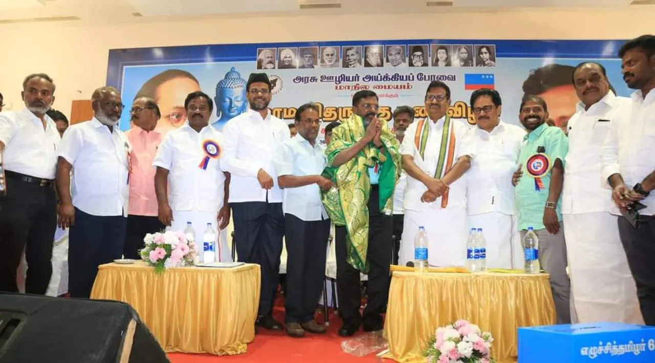 Thirumavalavan 60th birthday, Thirumavalavan says we will not abandon political path, தேர்தல் பாதையை கைவிட்டாலும் கொள்கைப் பாதையை கைவிட மாட்டோம், திருச்சியில் திருமாவளவன் பேச்சு, Thirumavalavan, VCK, Tiruchirappalli