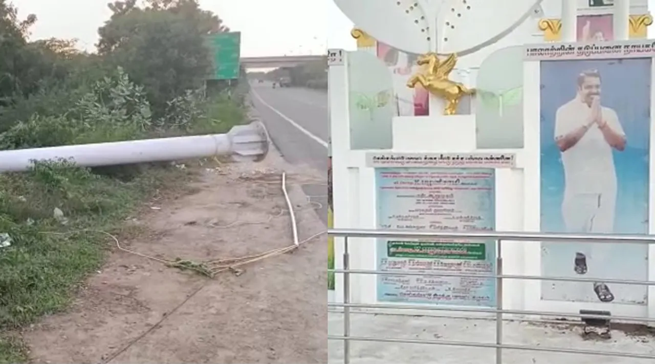 Tamil news, latest tamil news, Tamilnadu news, Chennai news, Tamil nadu politics news, latest news in tamil, aiadmk flagpole fall, aiadmk cadre death, mathuranthagam