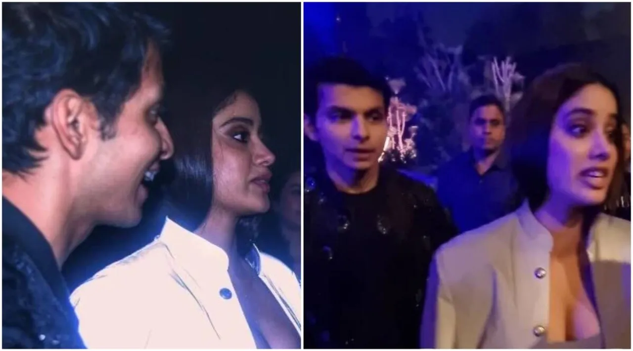 Janhvi Kapoor rare public appearance with boyfriend Shikhar Pahariya