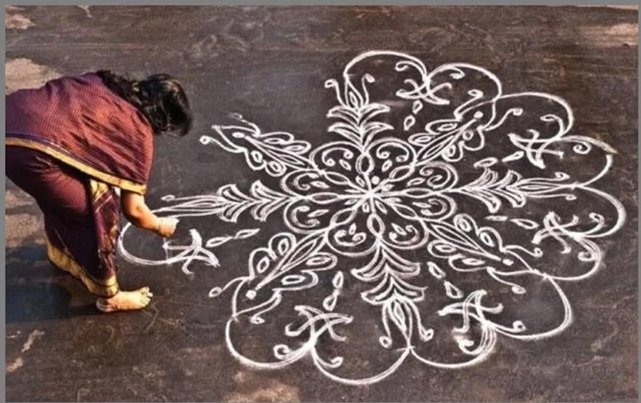 Pongal kolam