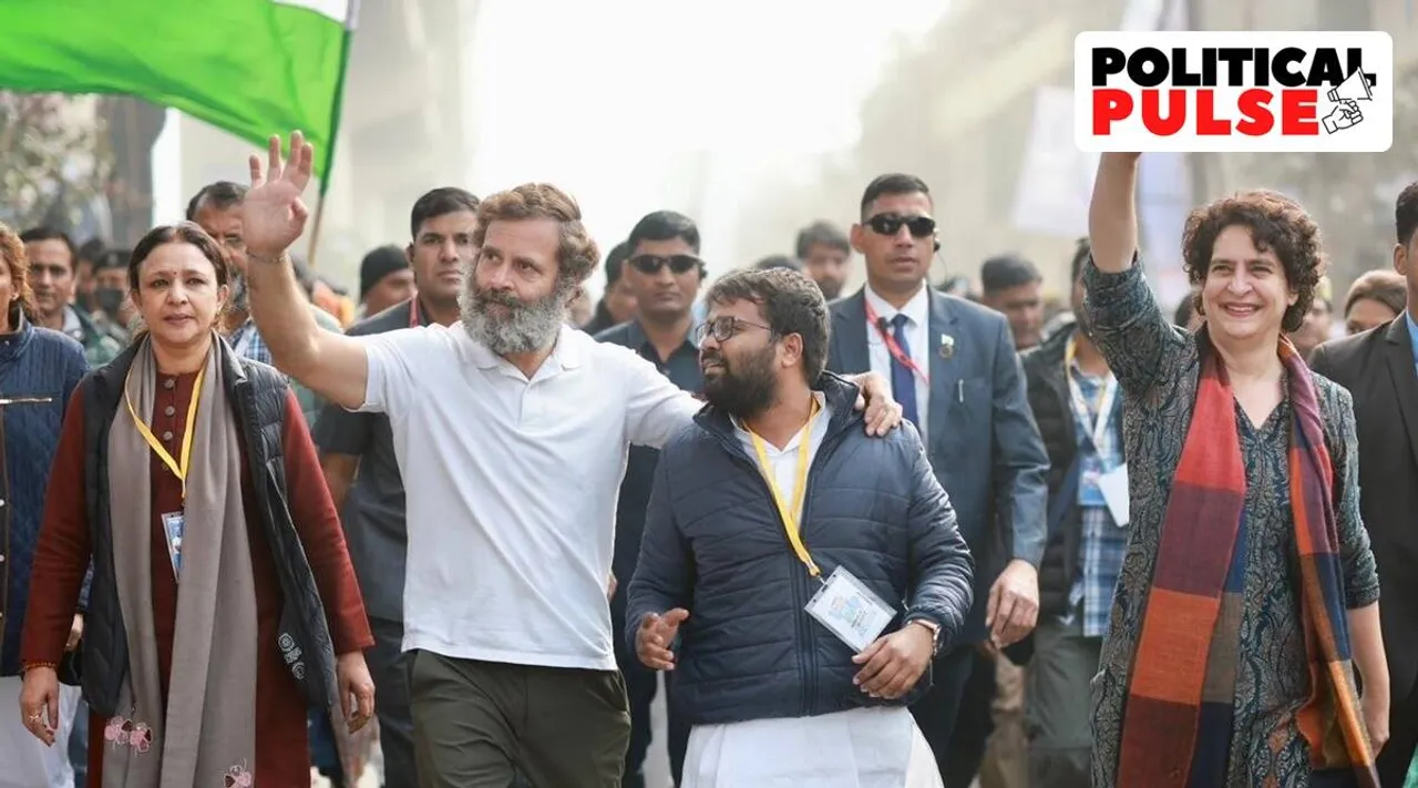 As Rahul Yatra enters UP Ram temple priest blesses it Your work is for betterment of country