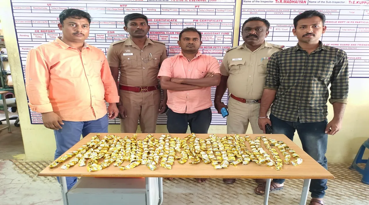 கோவையில் 320 கஞ்சா சாக்லேட்டுகள் பறிமுதல் – ஒருவர் கைது