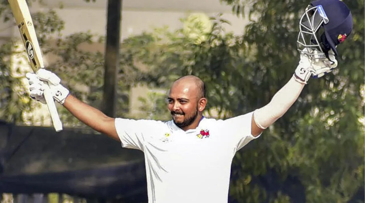 Ranji Trophy: Prithvi Shaw hits maiden first class triple hundred tamil news
