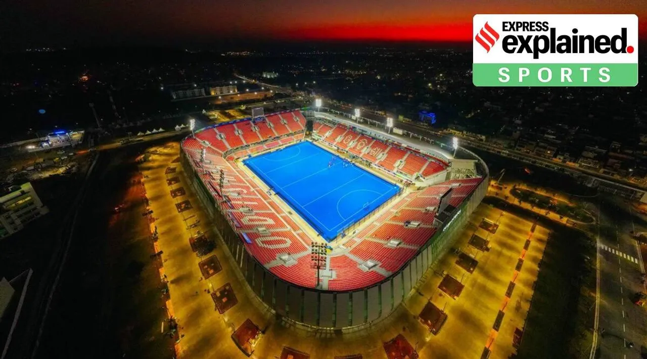 Hockey World Cup Odisha: Why is the sport played on blue turf? explained in tamil
