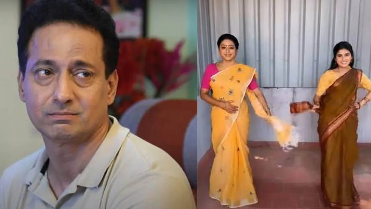 என்ன பாக்கியா இதெல்லாம்... கோபி இத கண்டுகலயா... மருமகளுடன் ஆட்டம் போடும் மாமியார்