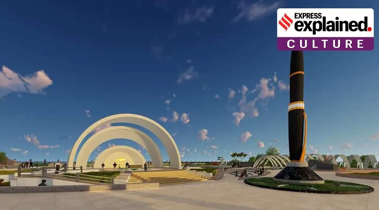 Tamil Nadu, Pen Monument, DMK, கலைஞர் கருனாநிதி, பேனா நினைவுச் சின்னம், திமுக கருணாநிதி, M Karunanidhi, Muthamizh Arignar Dr Kalaignar Pen Monument, Tamil Indian Express, controversy