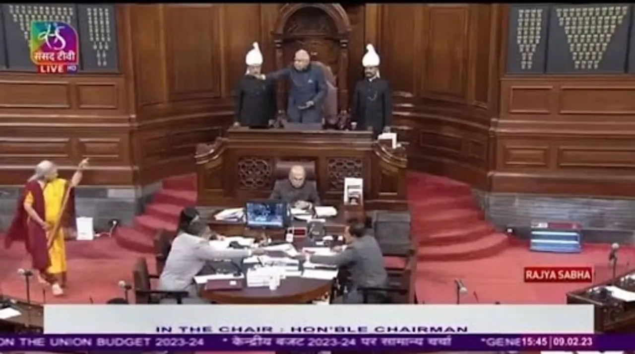 Jaya Bachchan MP pointing finger at RS Chairman Jagdeep Dhankhar video BJP leaders condemn