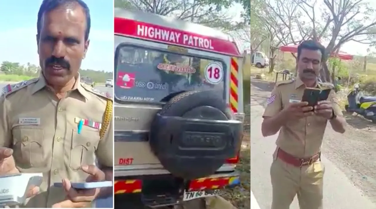 Coimbatore: Lorry Driver Argued With Police Who Fined Rs 5000 - Video Tamil News