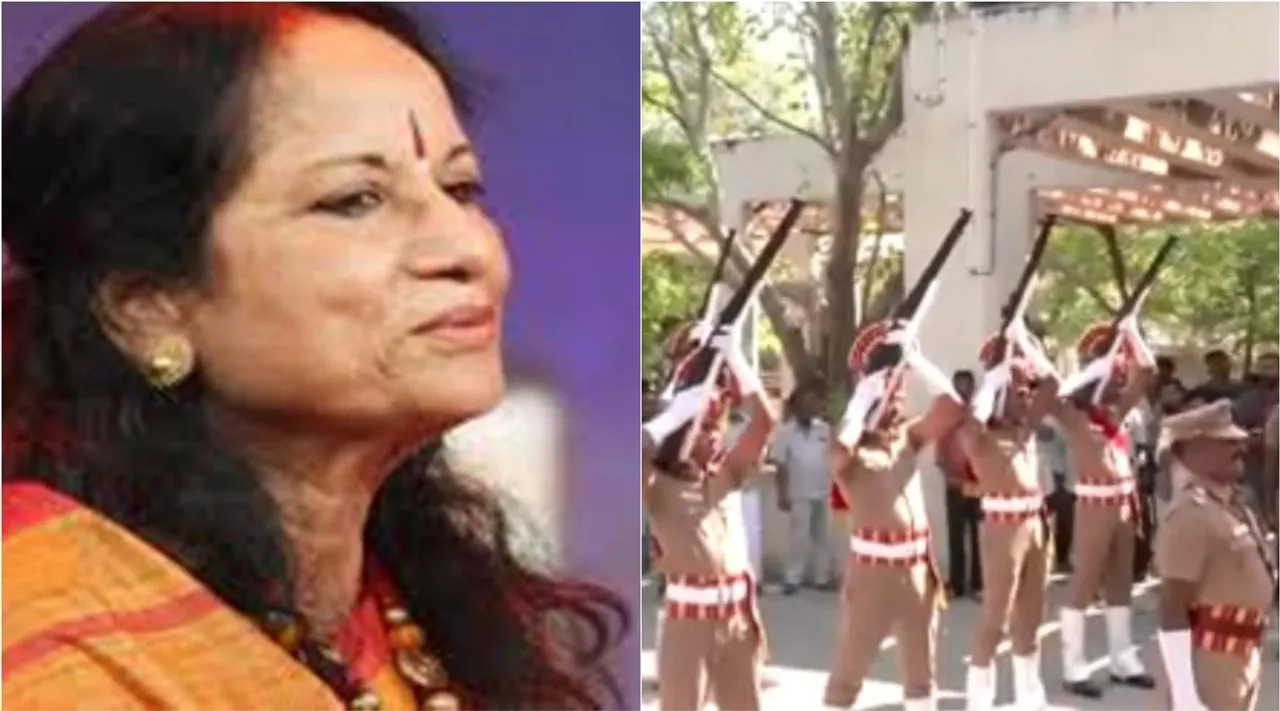 வாணி ஜெயராம்-க்கு காவல்துறை இறுதி மரியாதை; பெசன்ட்நகர் மின் மயானத்தில் உடல் தகனம்