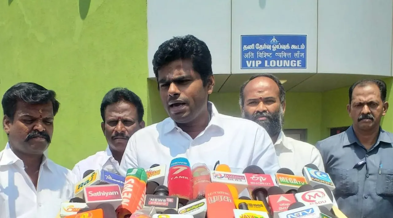 annamalai says kurukshetra war started, kurukshetra war, BJP functionaries jumps to AIADMK, Annamalai