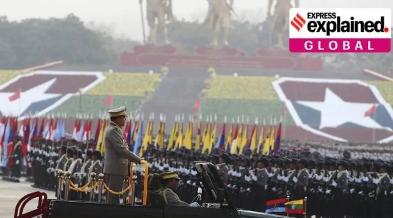 Aung San Suu Kyi, Aung San Suu Kyi party dissolved, aung san suu kyi dissloved news, National League for Democracy, Myanmar news, indian express news